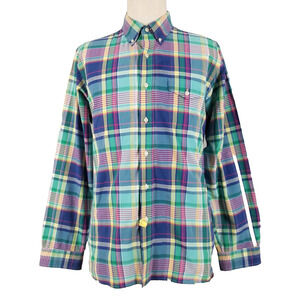 Ralph Lauren Shirt Mens Large Plaid Button Down Long Sleeve Casual Dress Shirt